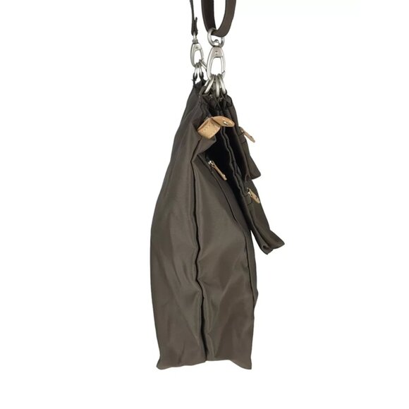 MaggiB Womens‎ Brown Detachable Adjustable Strap Outer Pockets Shoulder Bag - Picture 10 of 10